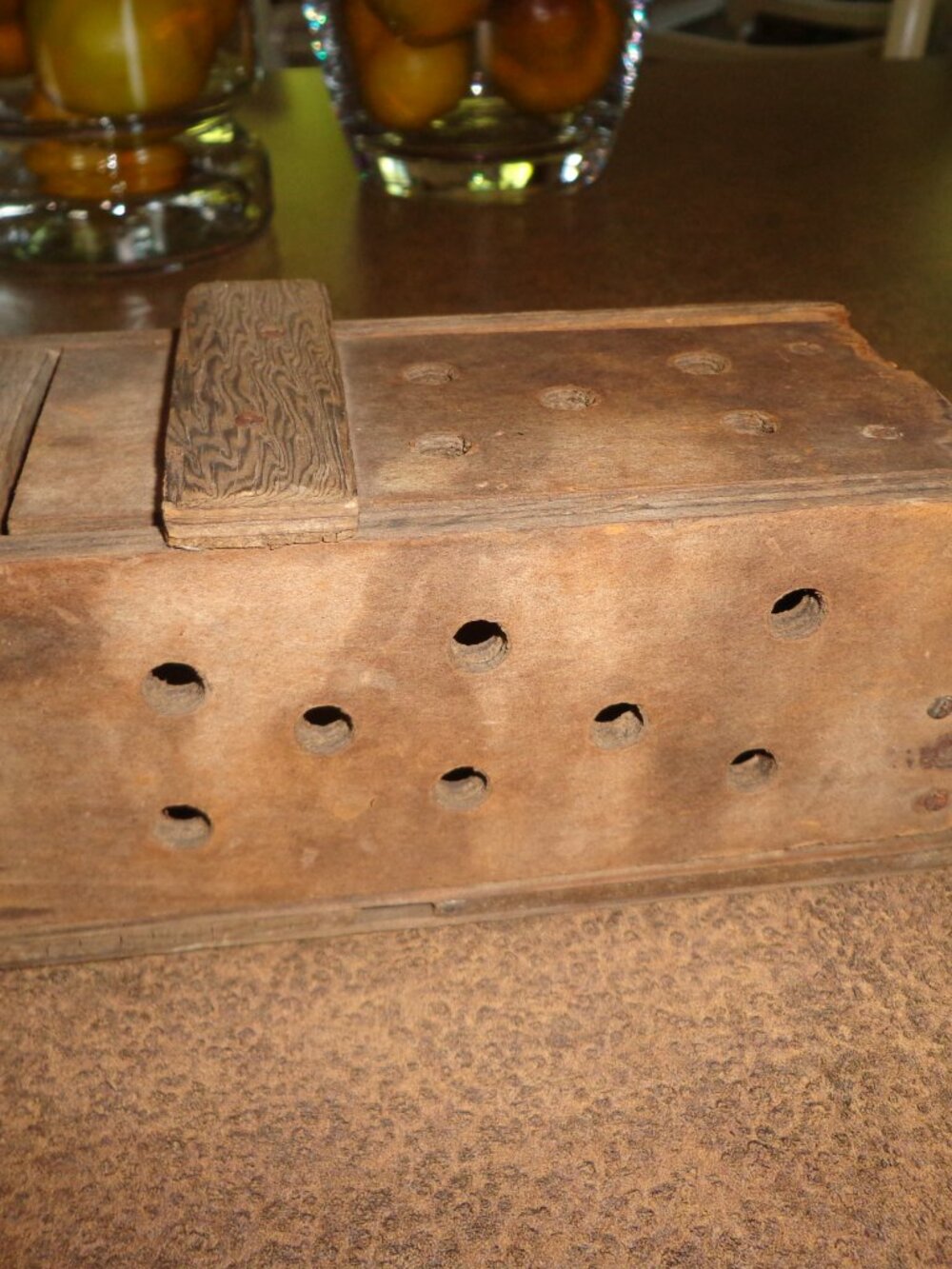 Original Wood Bait Box Crab Shrimp Fish Trap